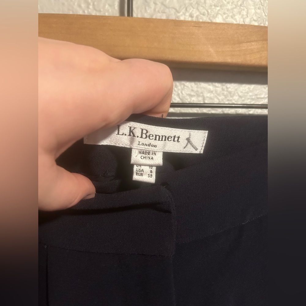 L.K Bennett wide leg trouser pants - Picture 5 of 9